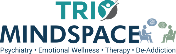 Trio Mindspace — Psychiatry • Emotional Wellness • Therapy • De-Addiction
